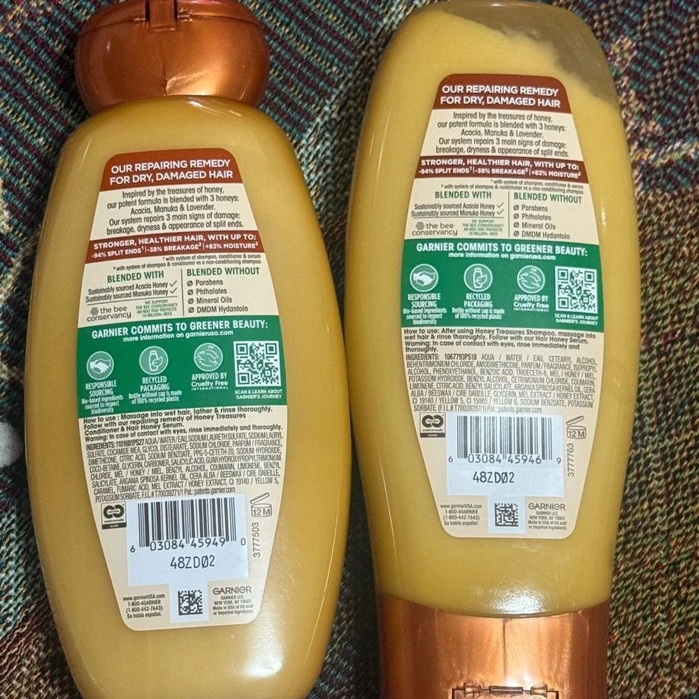 Garnier Whole Blends Honey Treasures Repairing Set - Golden
